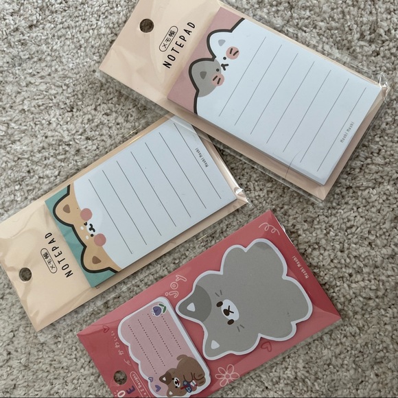 Cute Stationary Notepad Set - Picture 3 of 13